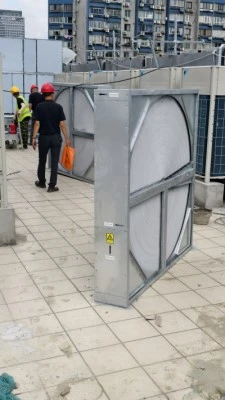The On-site Installation Work Of The Company's Heat Recovery Rotary Wheel Equ...